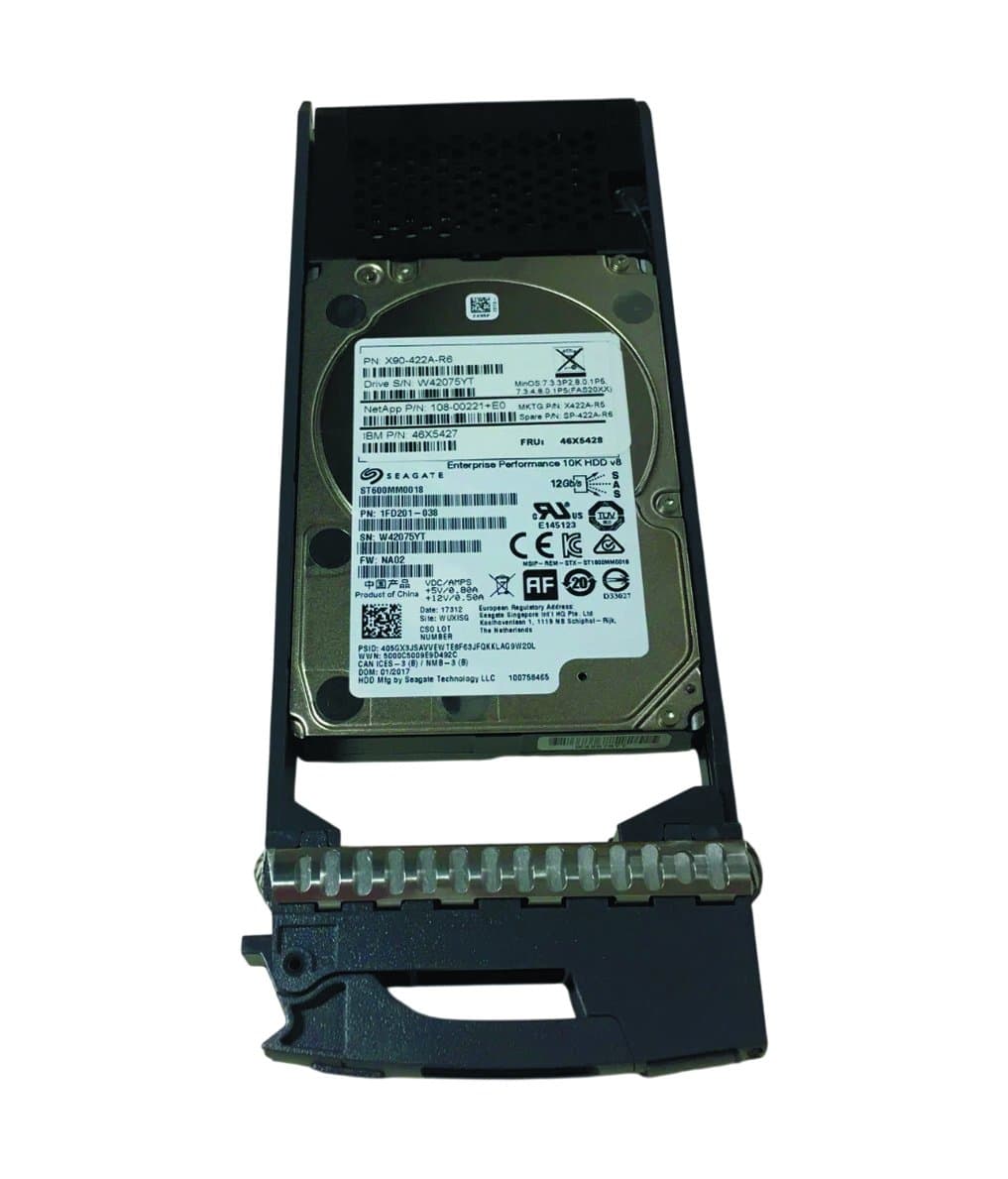 Жесткий диск NetApp 600Gb 10000 SAS 2.5" HDD 108-00221+E0