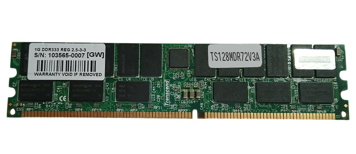 Оперативная память Transcend TS128MDR72V3A DDR 1GB