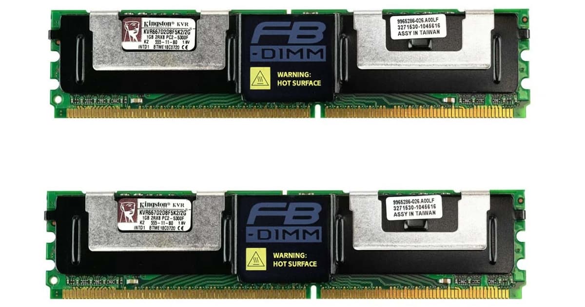 Оперативная память Kingston KVR667D2D8F5K2/2G DDRII 2Gb