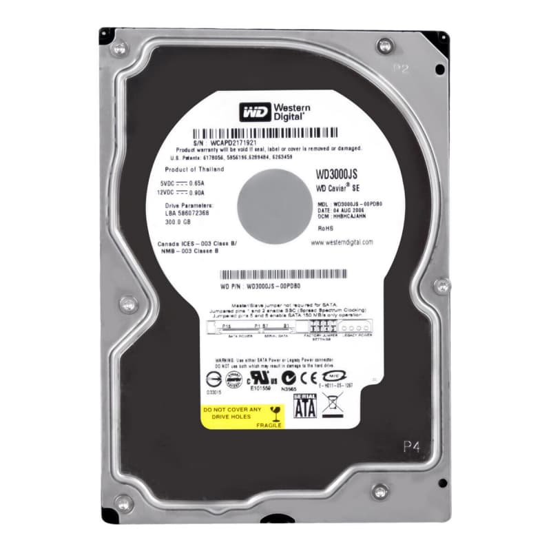 Жесткий диск Western Digital WD3000JS 300Gb SATAII 3,5" HDD