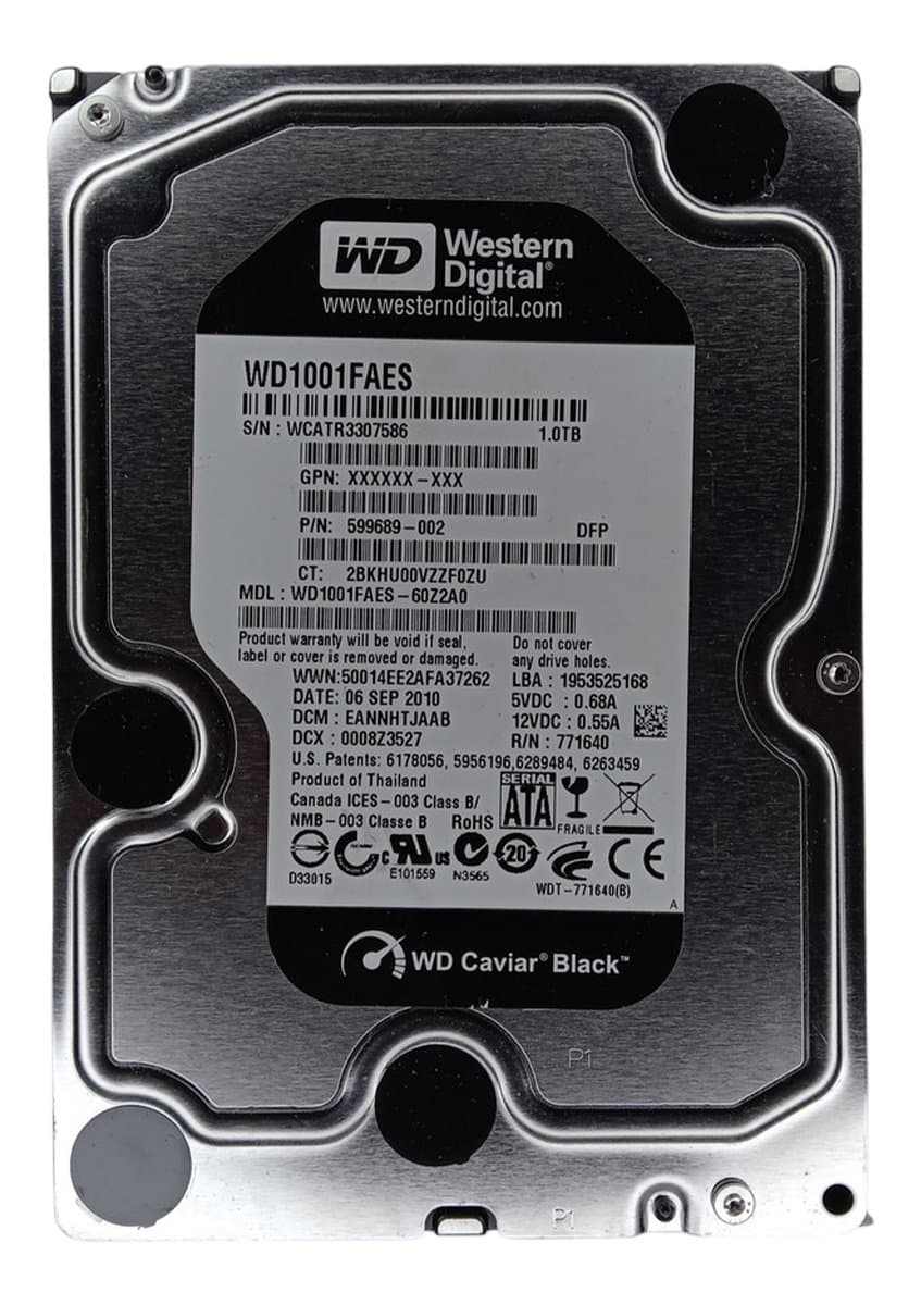 Жесткий диск HP 1Tb 7200 SATAIII 3.5" HDD