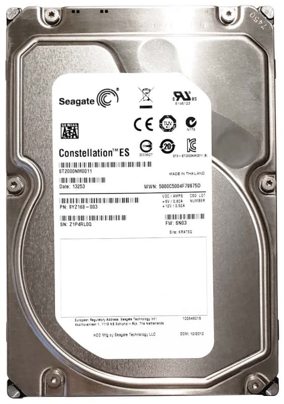 Жесткий диск Seagate ST2000NM0011 2Tb  SATAIII 3,5" HDD