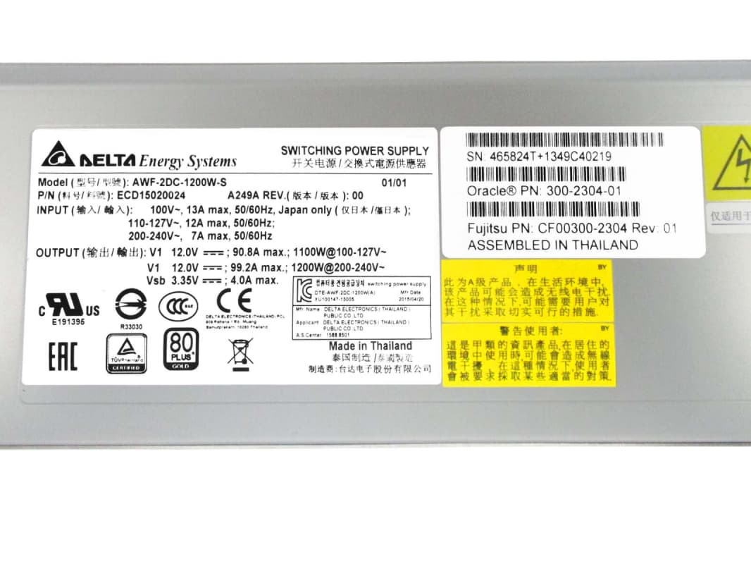 Резервный Блок Питания Sun 300-2304 1200W