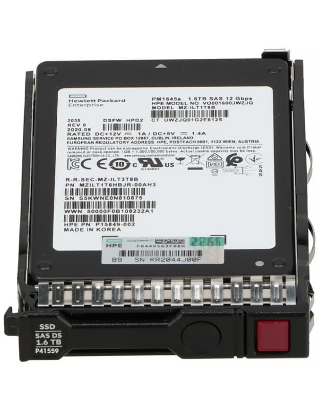 Жесткий диск HP P41559-001 1.6Tb  SAS 2,5" SSD