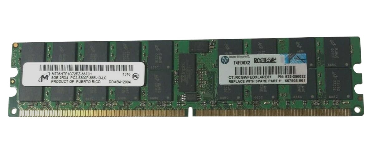 Оперативная память HP 657908-001 DDRII 8GB