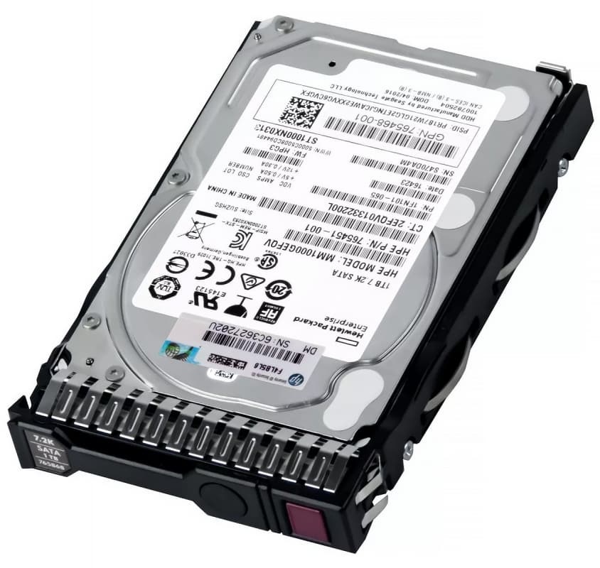 Жесткий диск HP 765451-001 1Tb 7200 SATAIII 2,5" HDD