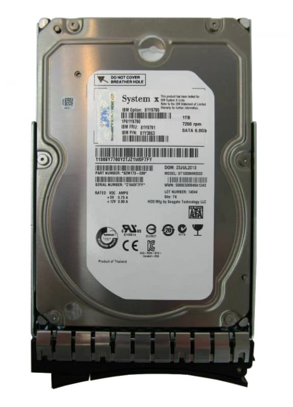 Жесткий диск Lenovo 81Y9792 1Tb 7200 SATAIII 3.5" HDD