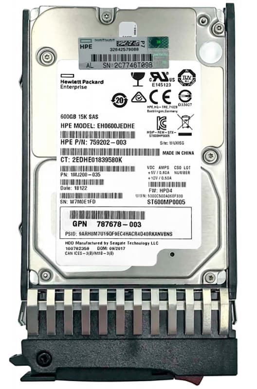 Жесткий диск HP 785409-001 600Gb 15000 SAS 2,5" HDD