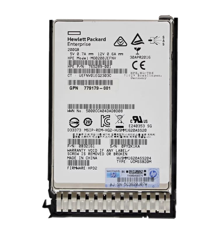 Жесткий диск HP 741151-B21 200Gb  SAS 2,5" SSD