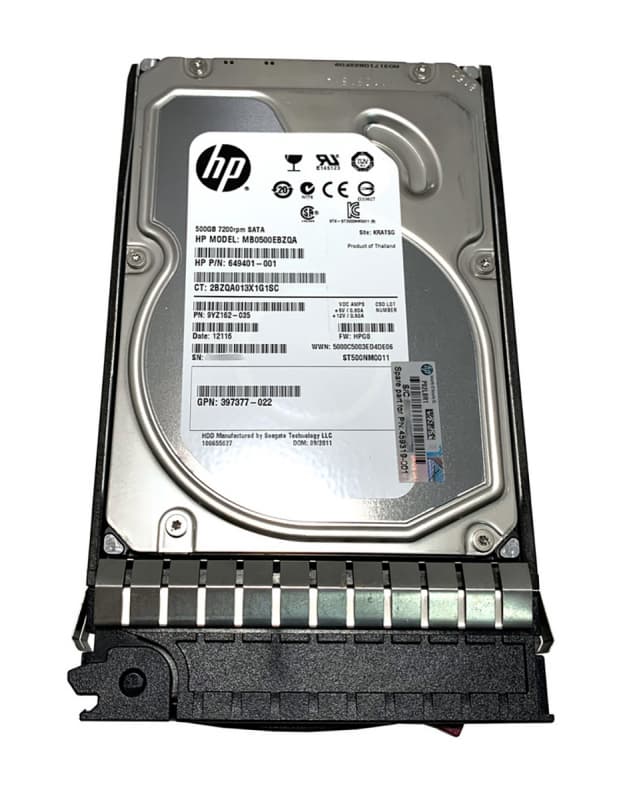 Жесткий диск HP 9YZ162-035 500Gb SATAII 3,5" HDD