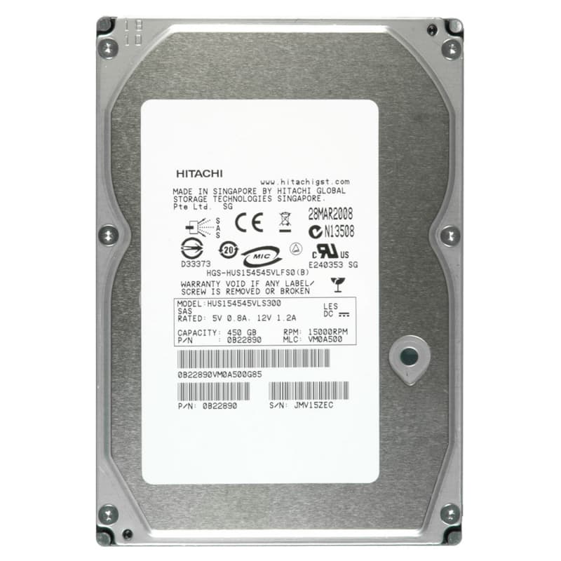 Жесткий диск Hitachi 0B22890 450Gb  SAS 3,5" HDD