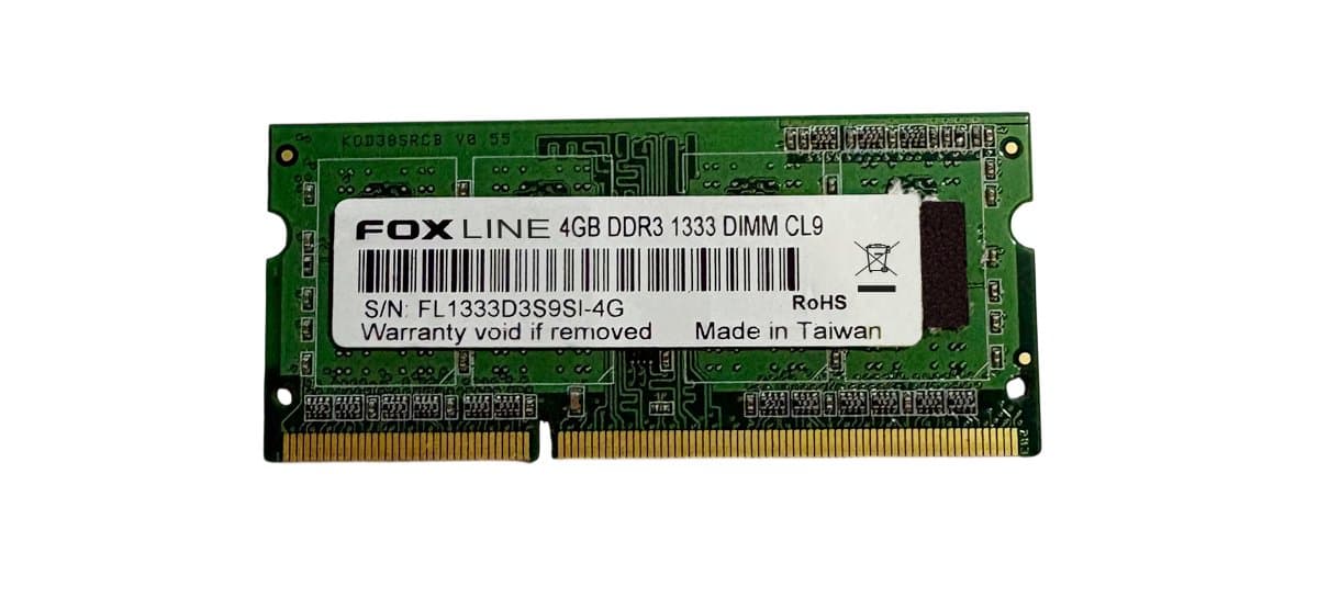 Оперативная память Foxline DDRIII 4Gb FL1333D3S9SI-4G