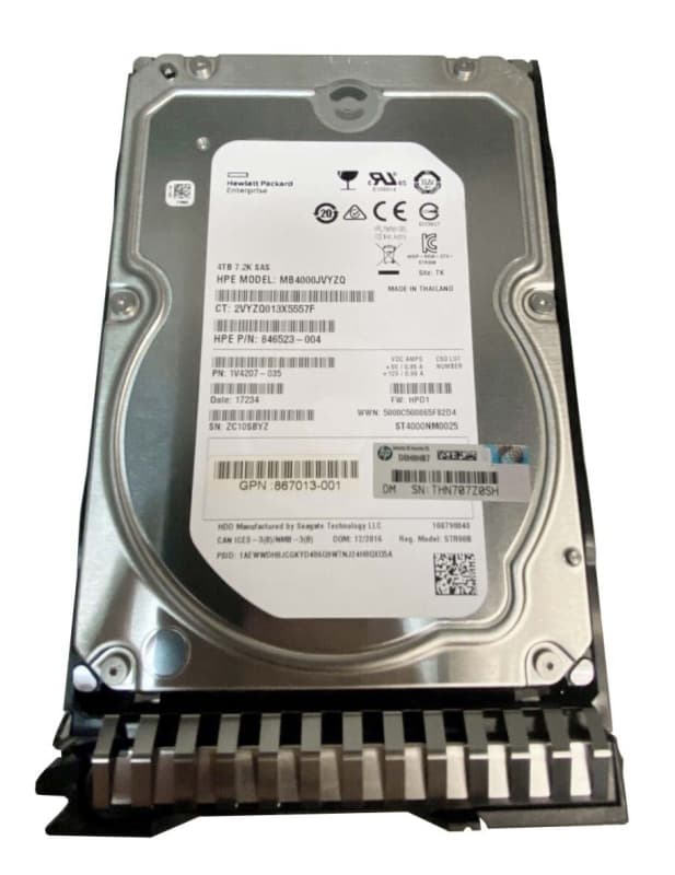 Жесткий диск HP 869726-001 4Tb 7200 SAS 3.5" HDD