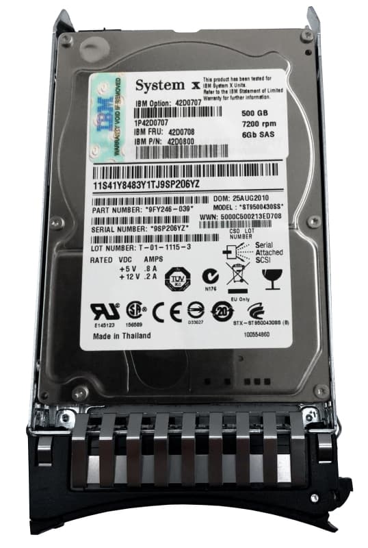 Жесткий диск IBM 42D0800 500Gb  SAS 2,5" HDD