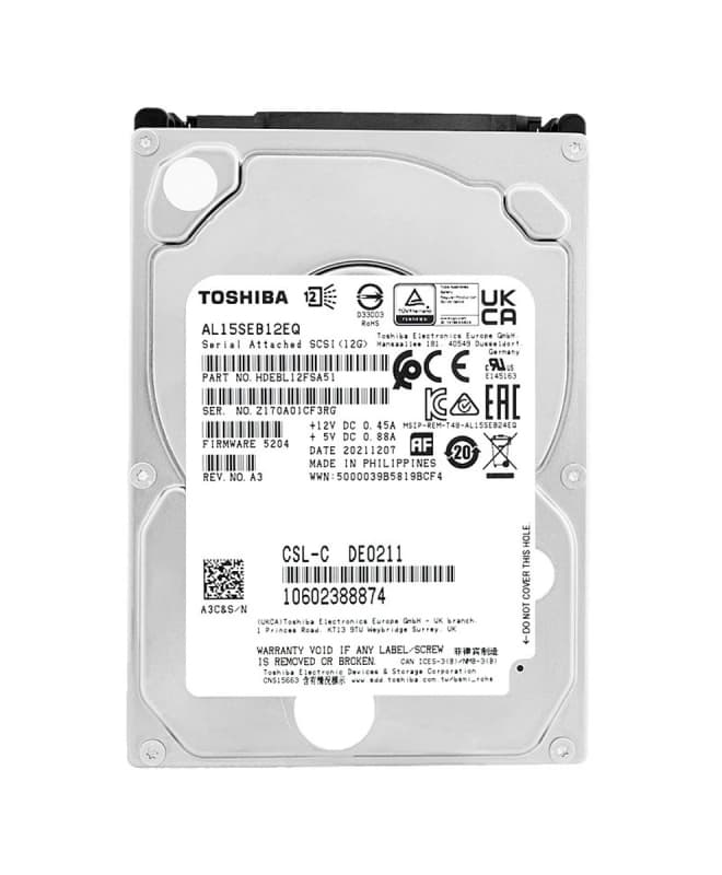 Жесткий диск Toshiba HDEBL12GUA51 1.2TB SAS 2,5" HDD