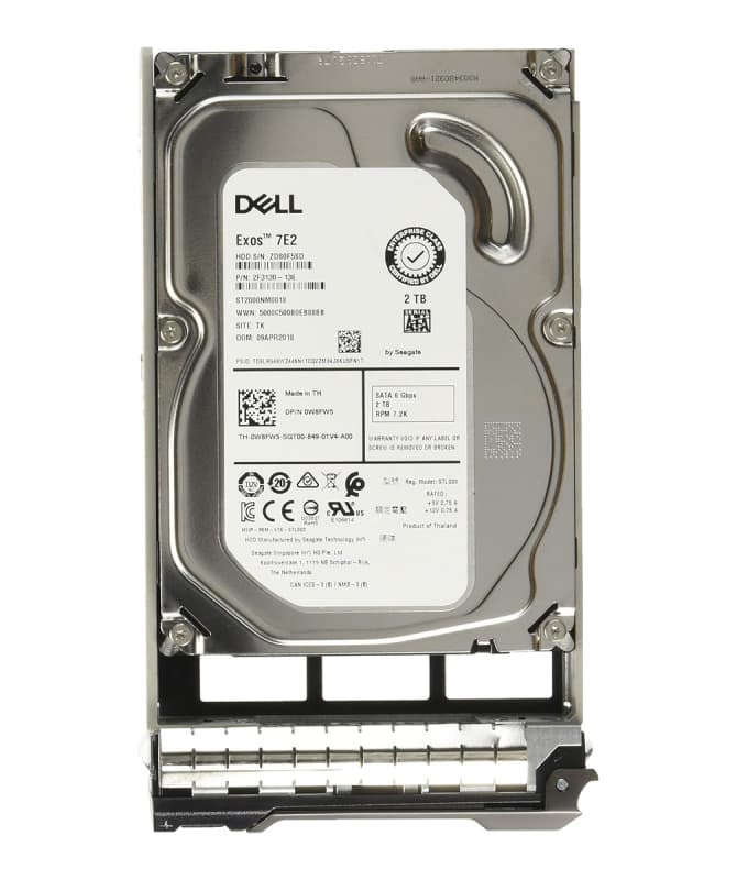 Жесткий диск Dell 2F3130-136 2Tb 7200 SATAIII 3.5" HDD