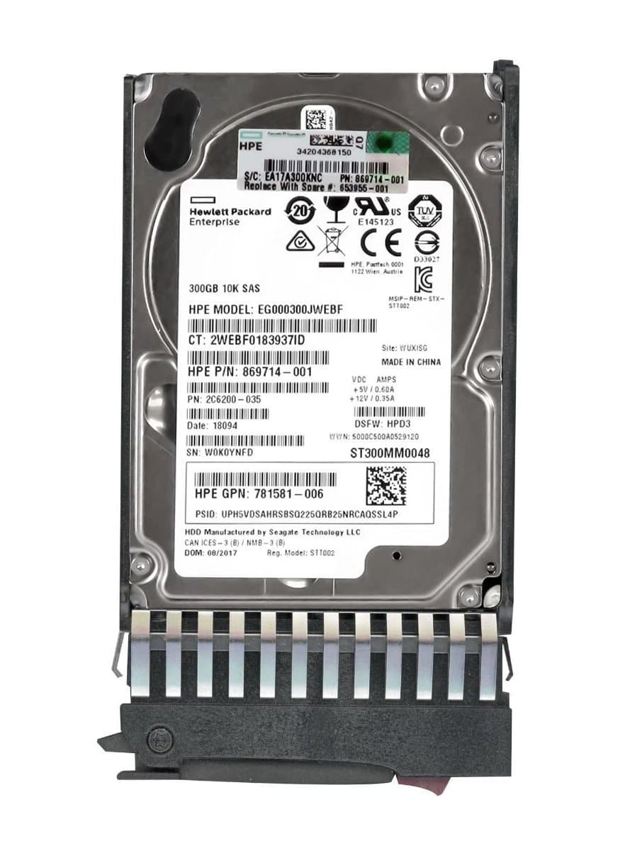 Жесткий диск HP 300Gb 10000 SAS 2.5" HDD 2C6200-035