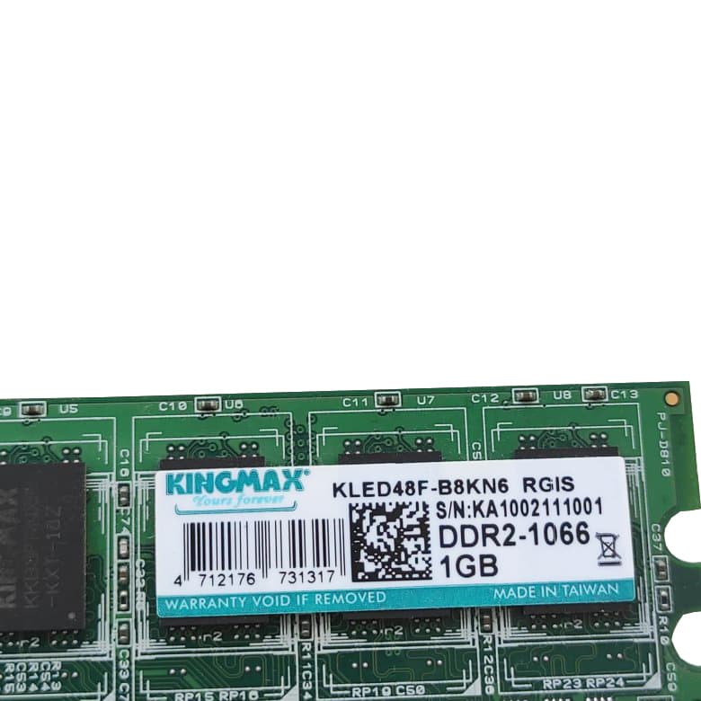 Оперативная память KingMax KLED48F-B8KN6 DDRII 1GB