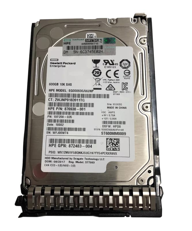 Жесткий диск HP EG000600JWJNP 600Gb SAS 2,5" HDD