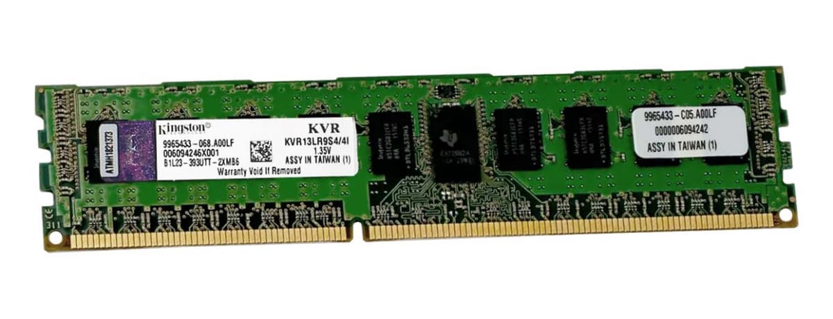 Оперативная память Kingston KVR13LR9S4/4I DDRIII 4Gb