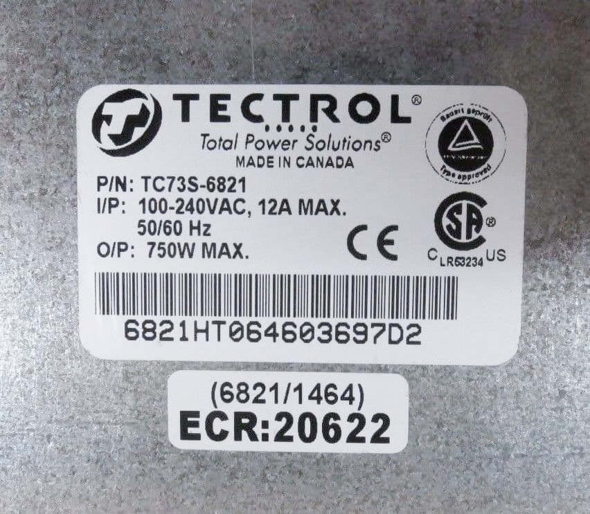 Резервный Блок Питания Tectrol Fujitsu TC73S-6821 750W