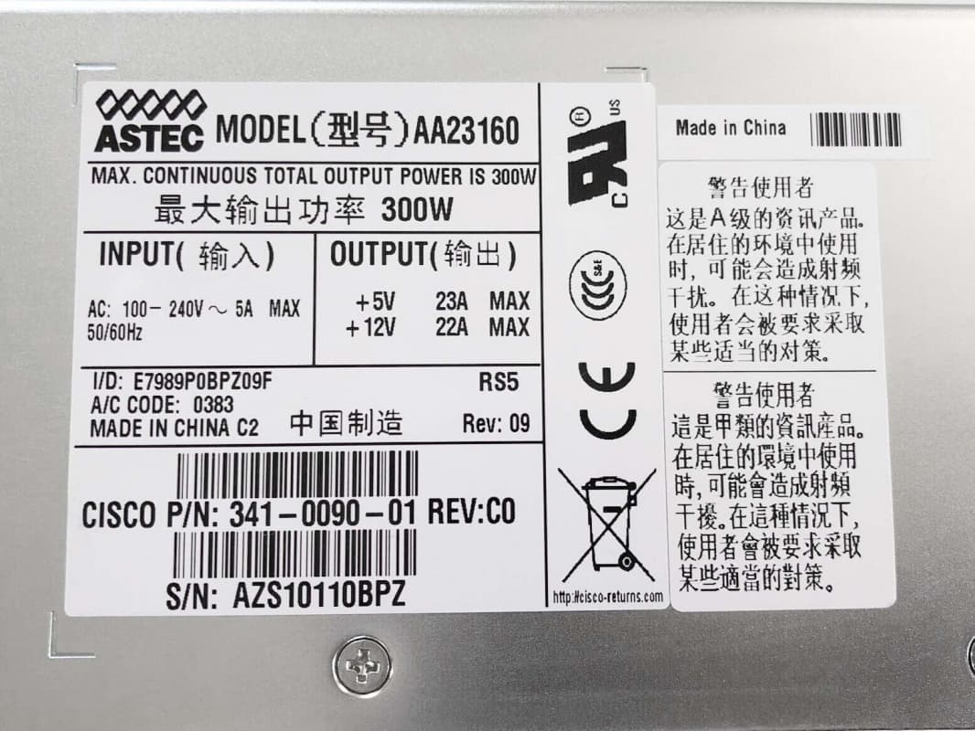 Блок питания ASTEC 341-0090-02 300W