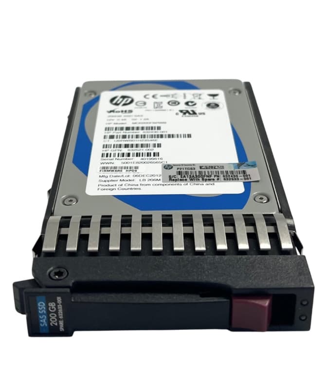 Жесткий диск HP 632521-001 200Gb  SAS 2,5" SSD