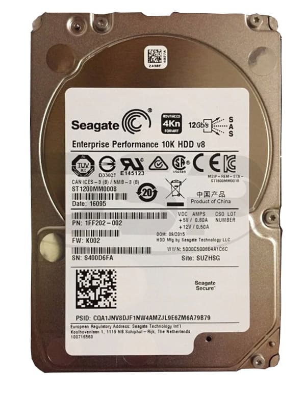 Жесткий диск Seagate ST1200MM0008 1200Gb  SAS 2,5" HDD