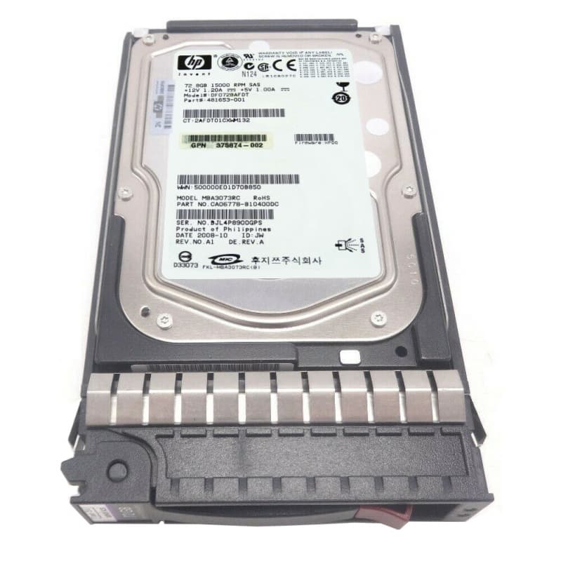 Жесткий диск HP DF072BAFDT 72,8Gb  SAS 3,5" HDD