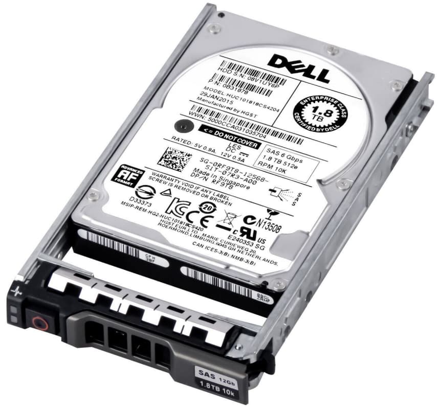 Жесткий диск Dell 0RF9T8 1,8Tb 10520 SAS 2,5" HDD