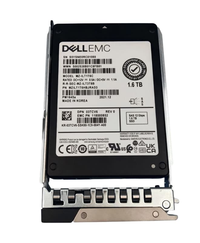 Жесткий диск Dell 3TCV6 1.6TB SAS 2,5" SSD