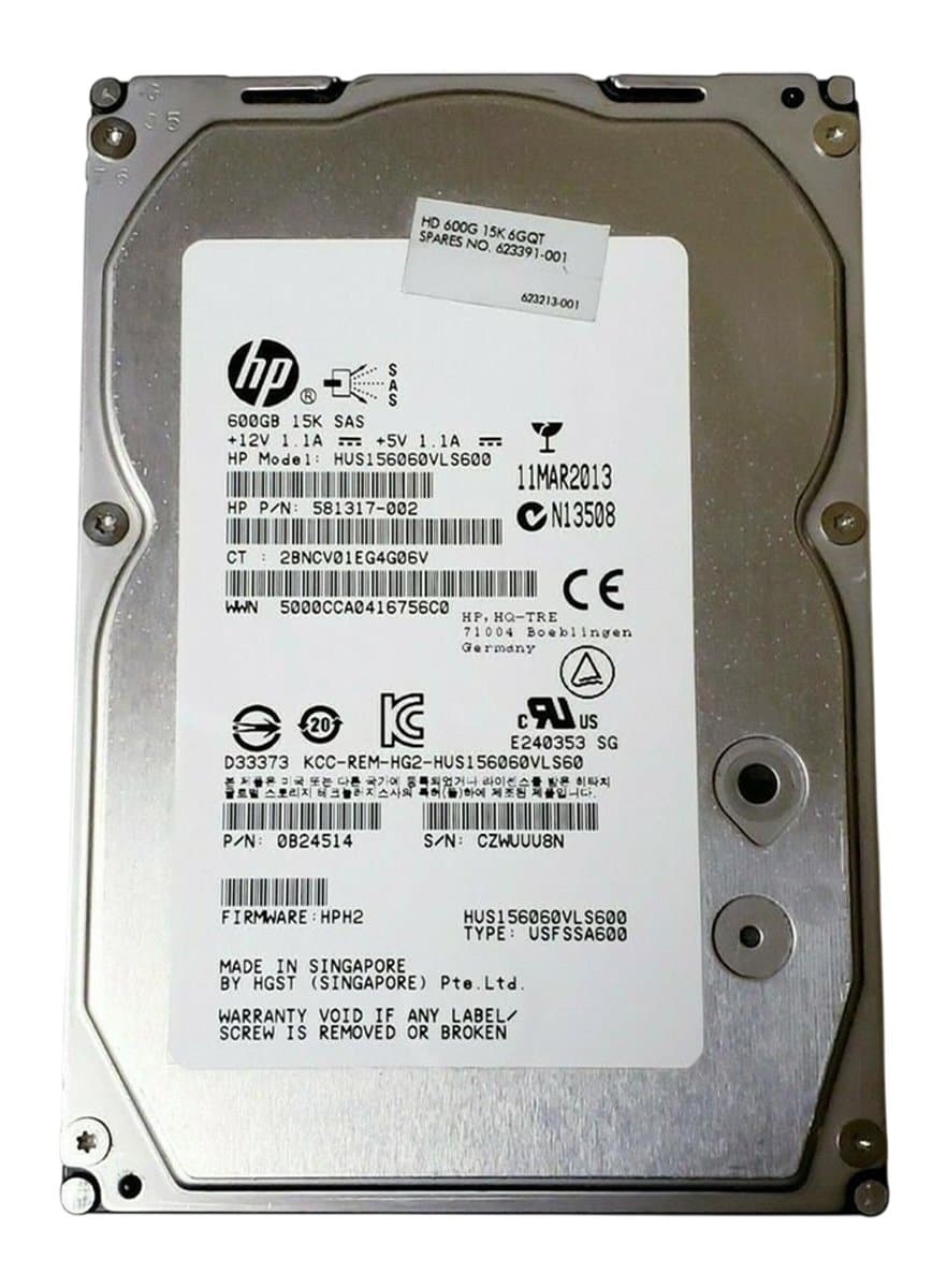 Жесткий диск HP 450Gb 15000 SAS 3.5" HDD VM647AA