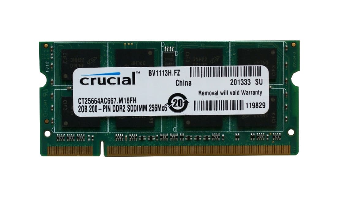 Оперативная память Crucial CT25664AC667.M16FH DDRII 2GB