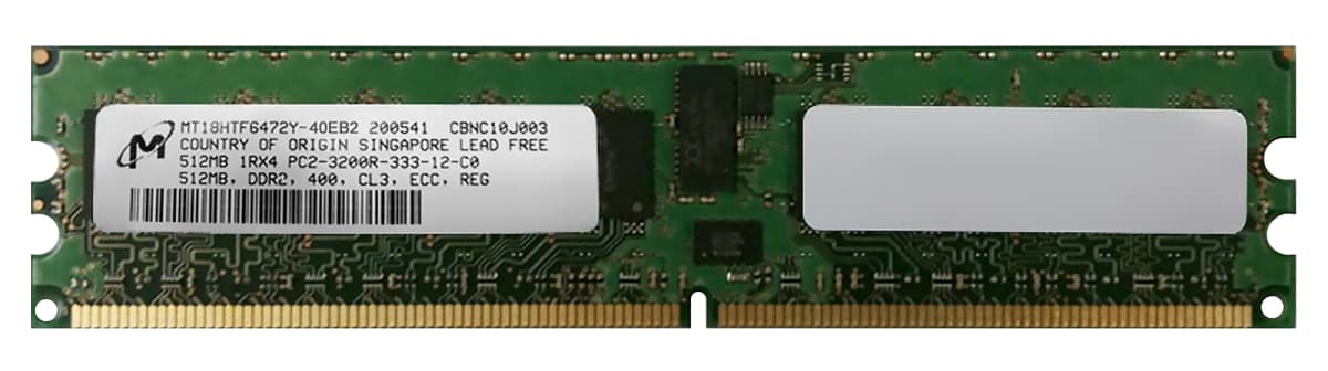Оперативная память Micron MT18HTF6472Y-40EB2 DDRII 512Mb