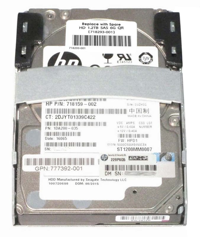 Жесткий диск HP 718164-B21 1,2Tb 10000 SAS 2,5" HDD