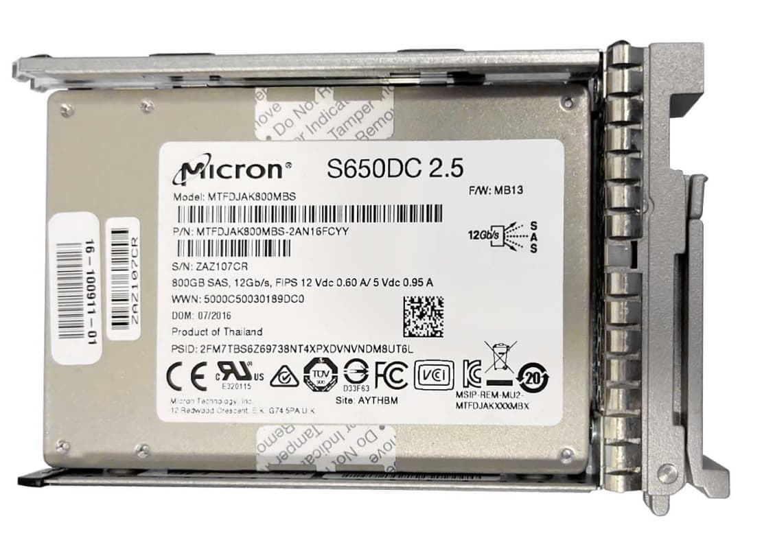 Жесткий диск Cisco MTFDJAK800MBS-2AN16FCYY 800Gb SAS 2,5" SSD