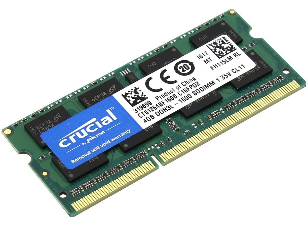 Оперативная память Crucial DDRIII 4Gb CT51264BF160B.C16FPD2