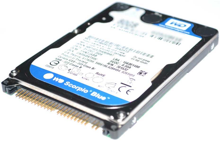 Жесткий диск Western Digital WD800BEVE 80Gb 5400 IDE 2,5" HDD