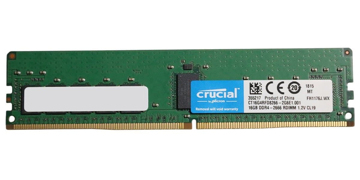  Crucial DDRIV 16Gb CT16G4RFD8266-2G6E1.001