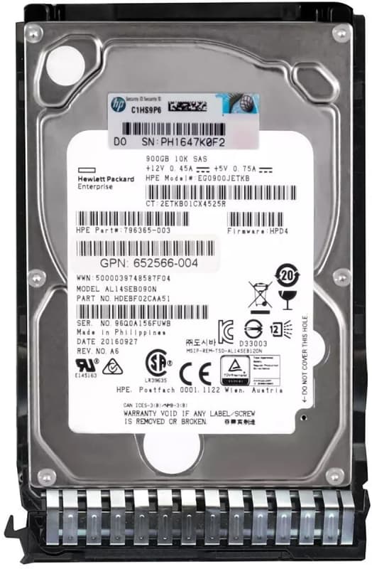 Жесткий диск HP HDEBF02CAA51 900Gb 10000 SAS 2,5" HDD