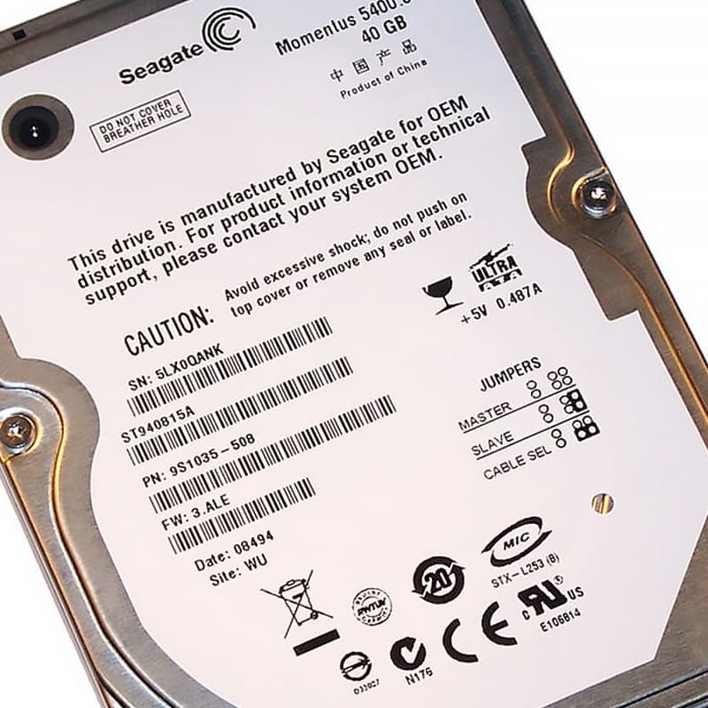 Жесткий Диск Seagate 9S1035 40Gb IDE 2,5" HDD