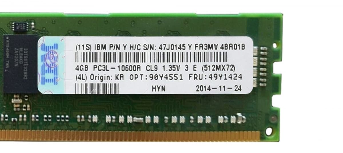 Оперативная память IBM 90Y4551 DDRIII 4Gb