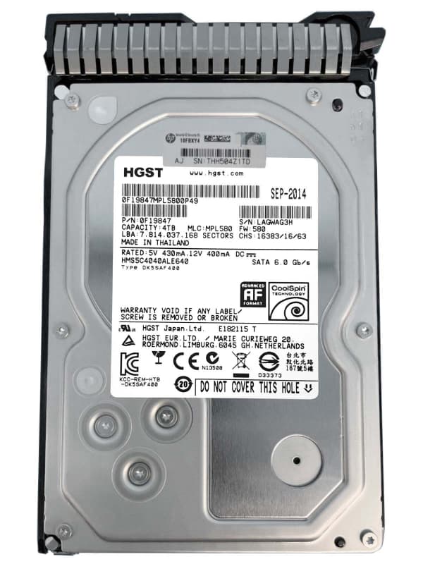 Жесткий диск HP 741048-B21 4Tb CoolSpin SATAIII 3.5" HDD