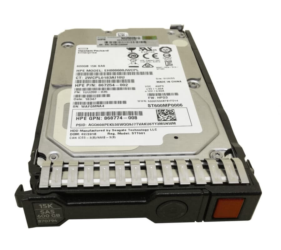 Жесткий диск HP 870794-001 600Gb 15000 SAS 2,5" HDD