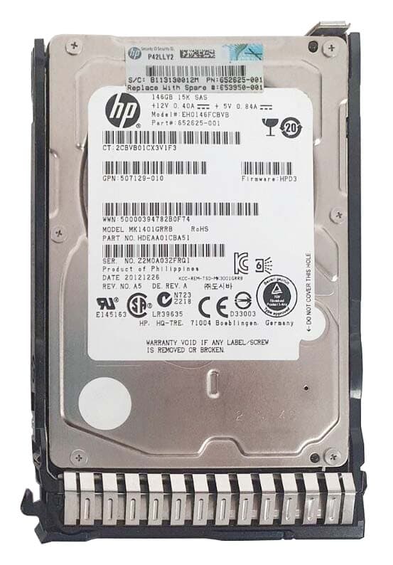 Жесткий диск HP 652605-B21 146Gb  SAS 2,5" HDD