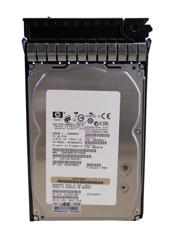 Жесткий диск HP EVA AJ872B 600Gb  Fibre Channel  3,5" HDD