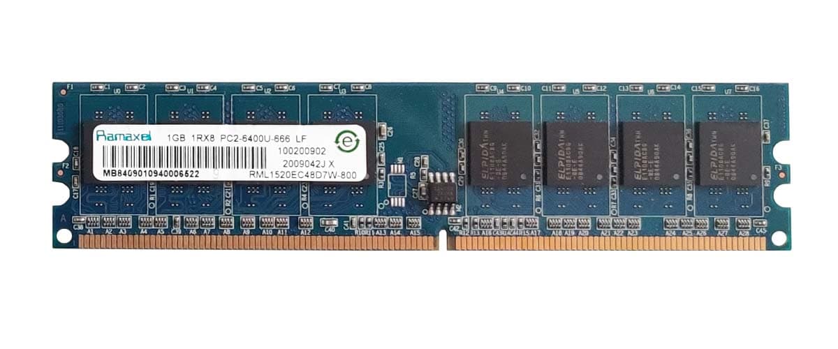 Оперативная память Ramaxel RML1520EC48D7W-800 1GB DDRII