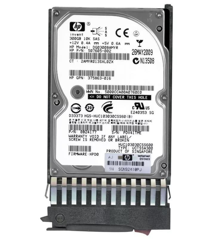 Жесткий диск HP DG0300BAMYR 300Gb  SAS 2,5" HDD