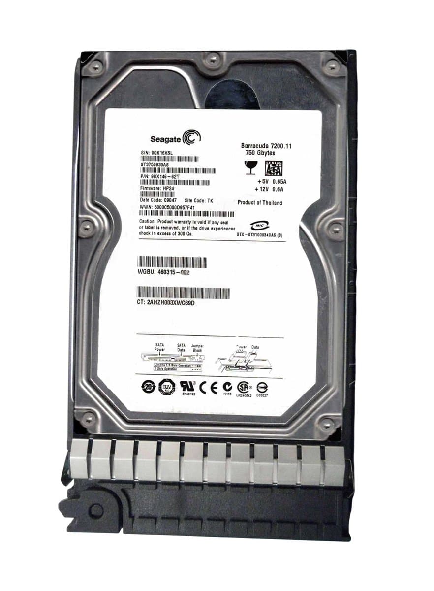 Жесткий диск HP 750Gb 7200 SATAII 3.5" HDD
