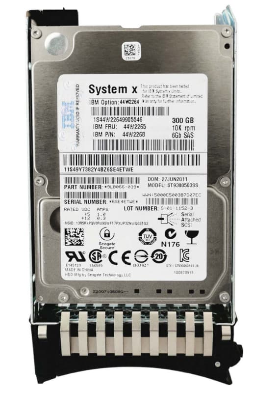 Жесткий диск IBM 44W2268 300Gb 10000 SAS 2,5" HDD